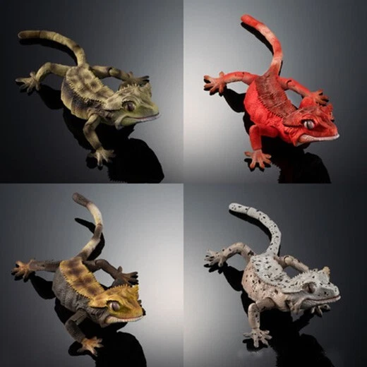 Ikimono Encyclopedia Advanced Crested Gecko All 4 types set Premium Bandai Ver. - Изображение 2 из 4