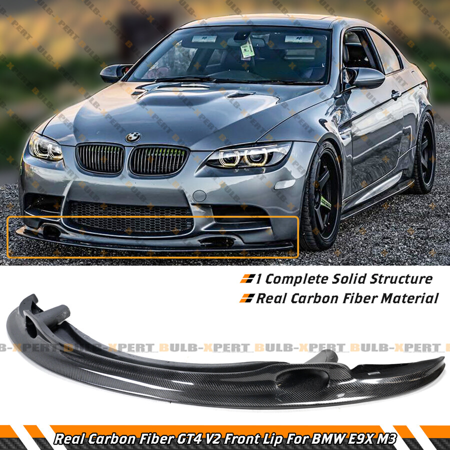 For 2008-13 BMW E92 E93 E90 M3 GT4 Style Carbon Fiber Front Bumper