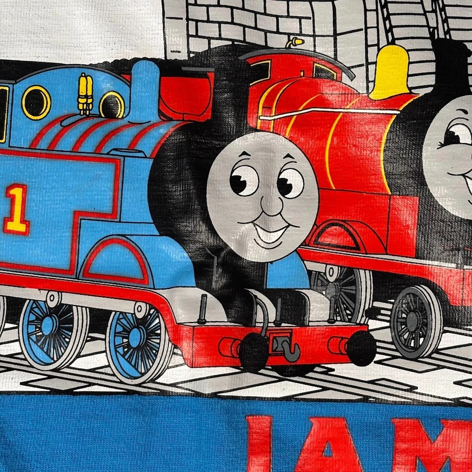 Camisa Thomas & Friends 4T Niño Manga Larga Tanque Motor Tren 2007 James Azul Foto 2 de 4