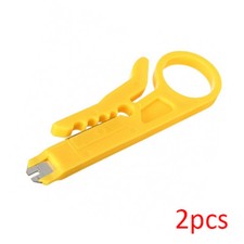 2pcs RJ45 LAN Network Cat5e Cat6 Cable Wire Punch Down Stripper Cutter Tool