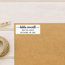 Personalized Return Address Labels - Custom Address Stickers - Set of 30