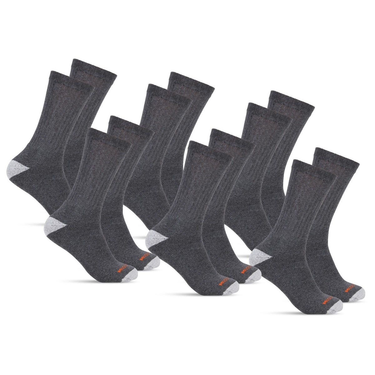 ASWER Men's Maple Leaf Printed Socks - 6 Pack Cotton Athletic Crew Socks