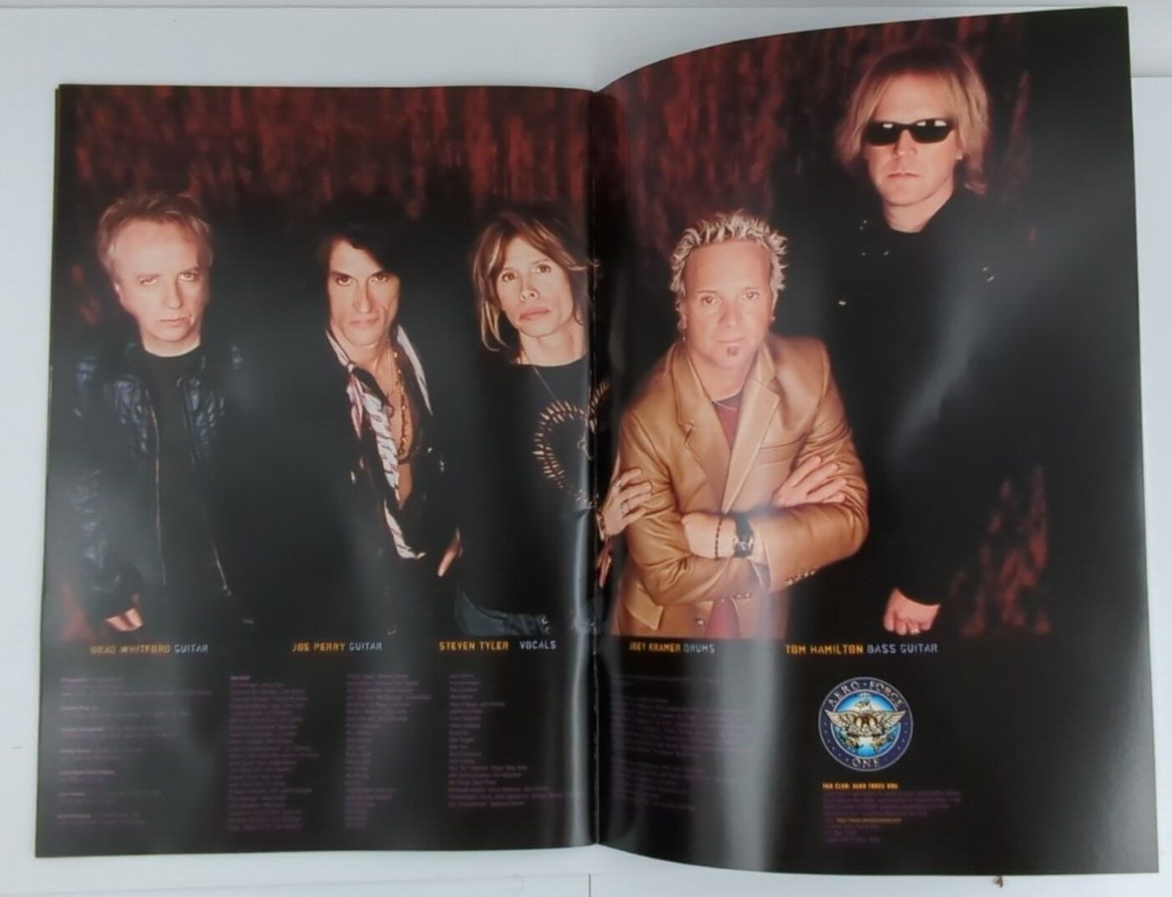 AEROSMITH 2002 O,Yeah! World Tour Concert Program Tour Book