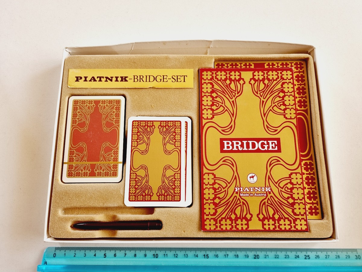 Piccadilly BRIDGE-SET ピカデリーPIATNIKカードゲーム Playing Cards Piccadilly Piatnik Bridge-Set Poker Original New | eBay