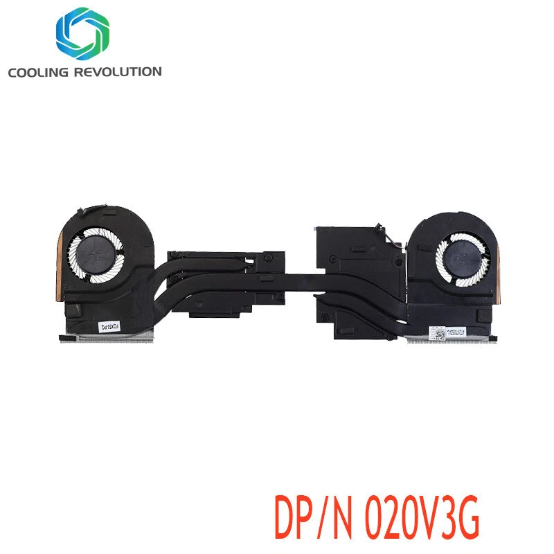Laptop CPU Cooling Heatsink Fan For DELL Precsion 7760 20V3G 020V3G CN-020V3G - Image 2 of 2