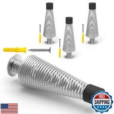 Mousike Silent Industrial Strong Springy Door stoppers for Wall,Large Shock A