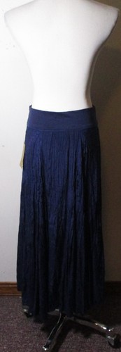 COLDWATER CREEK Blue Lg "Textured Jacquard" Skirt Size S 6-8 NWT $89.95 - Picture 4 of 6
