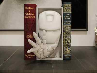 Buchstütze Iron-Man I Marvel Avengars Bücherecke I Bücherregal Deko