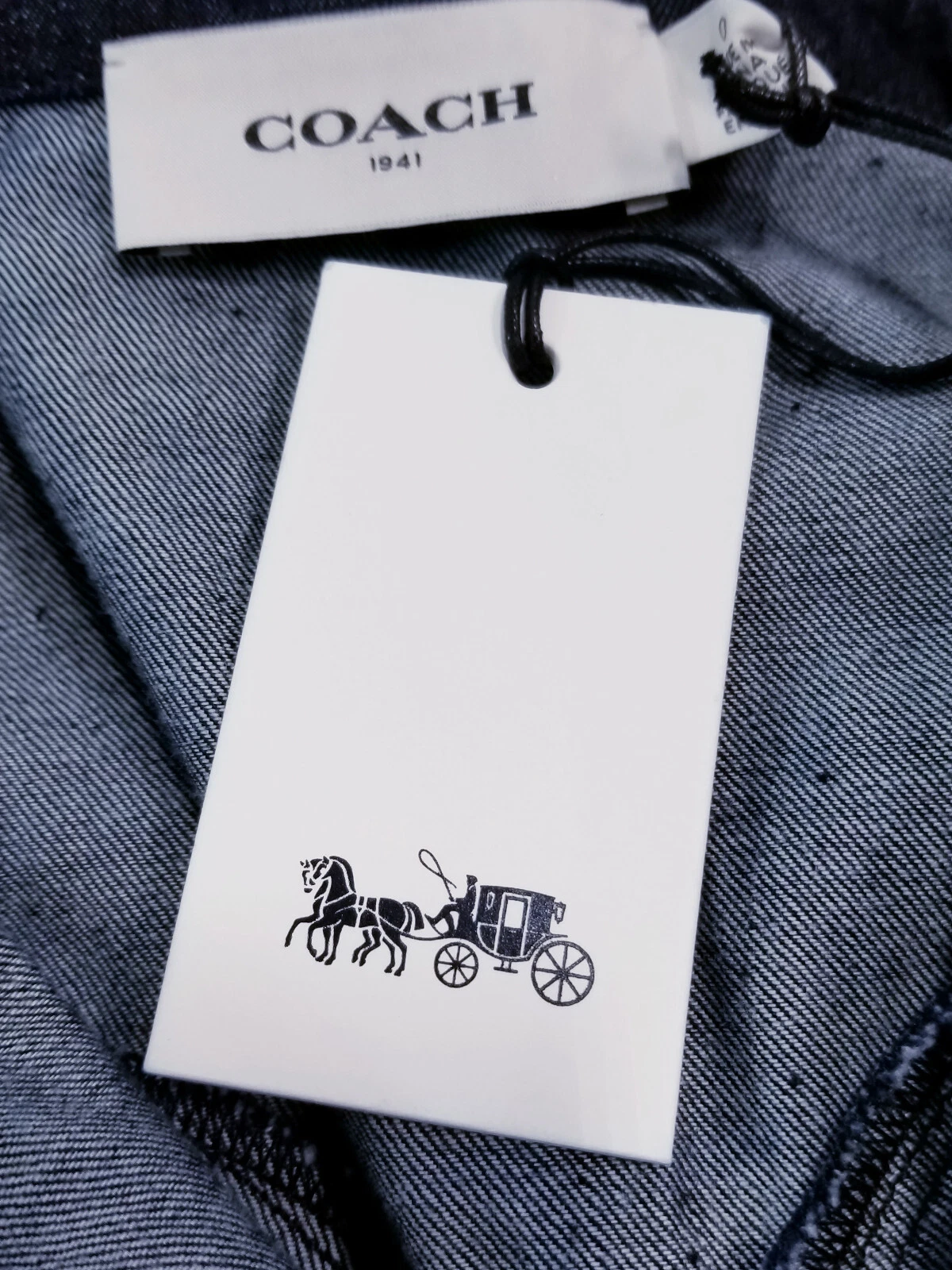 Coach 67705 Mini Abito Denim Tg 0