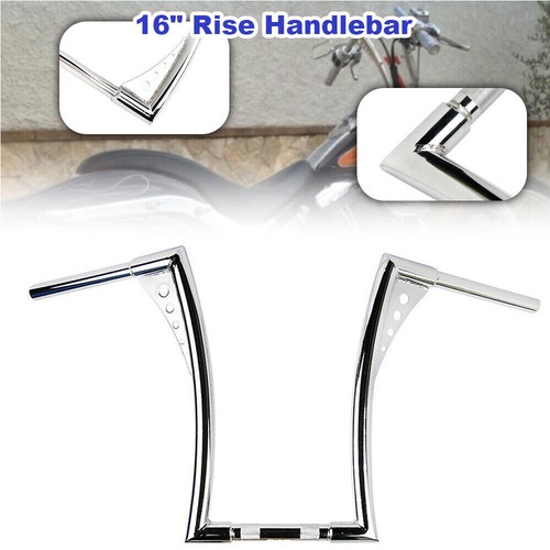 Manillar de 16" Rise Ape Hangers para V-star 1100 XVS1100 - Imagen 14 de 18