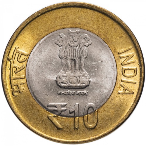 India | 10 Rupees Coin | Indian Parliament | Km:407 | 2012 - Picture 4 of 8