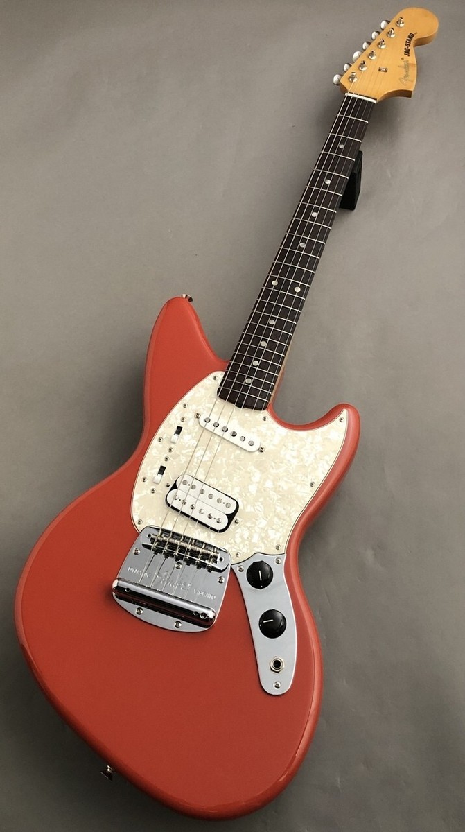 ギター Fender mexico jag stang Fiesta Red Fender Kurt Cobain Jag-Stang Rosewood Fingerboard Fiesta Red