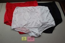 Vintage NYLON Panties Retro Pin-Up Red Black Wht Size 15 Smart Fit NWOT Lingerie