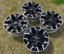 18" Nissan Pathfinder Gloss Black Wheels Rims Factory OEM Set 96469