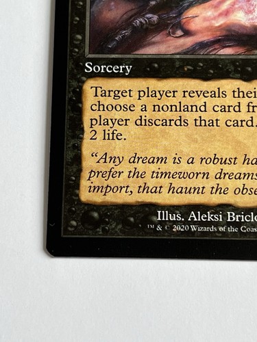 Thoughtseize 334 MTG Time Spiral Remastered Mint - 9.0 + Non Foil Old Frame - Picture 7 of 13
