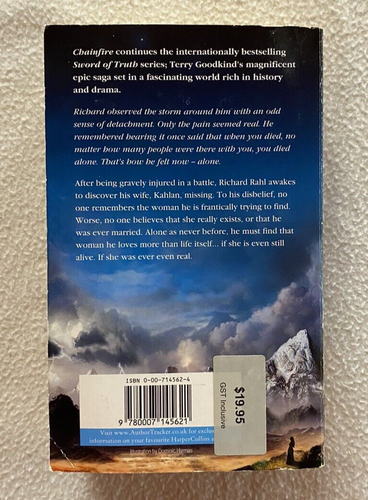 4x Terry Goodkind Novels Phantom, Temple Of The Winds, Stone Of Tears, Chainfire - Picture 15 of 24