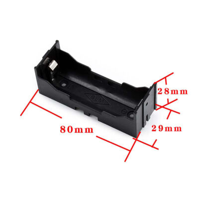 1/2 Zelle 26650 Zelle Akkubox Etui Halter Behälter Organizer Kunststoffzubehör