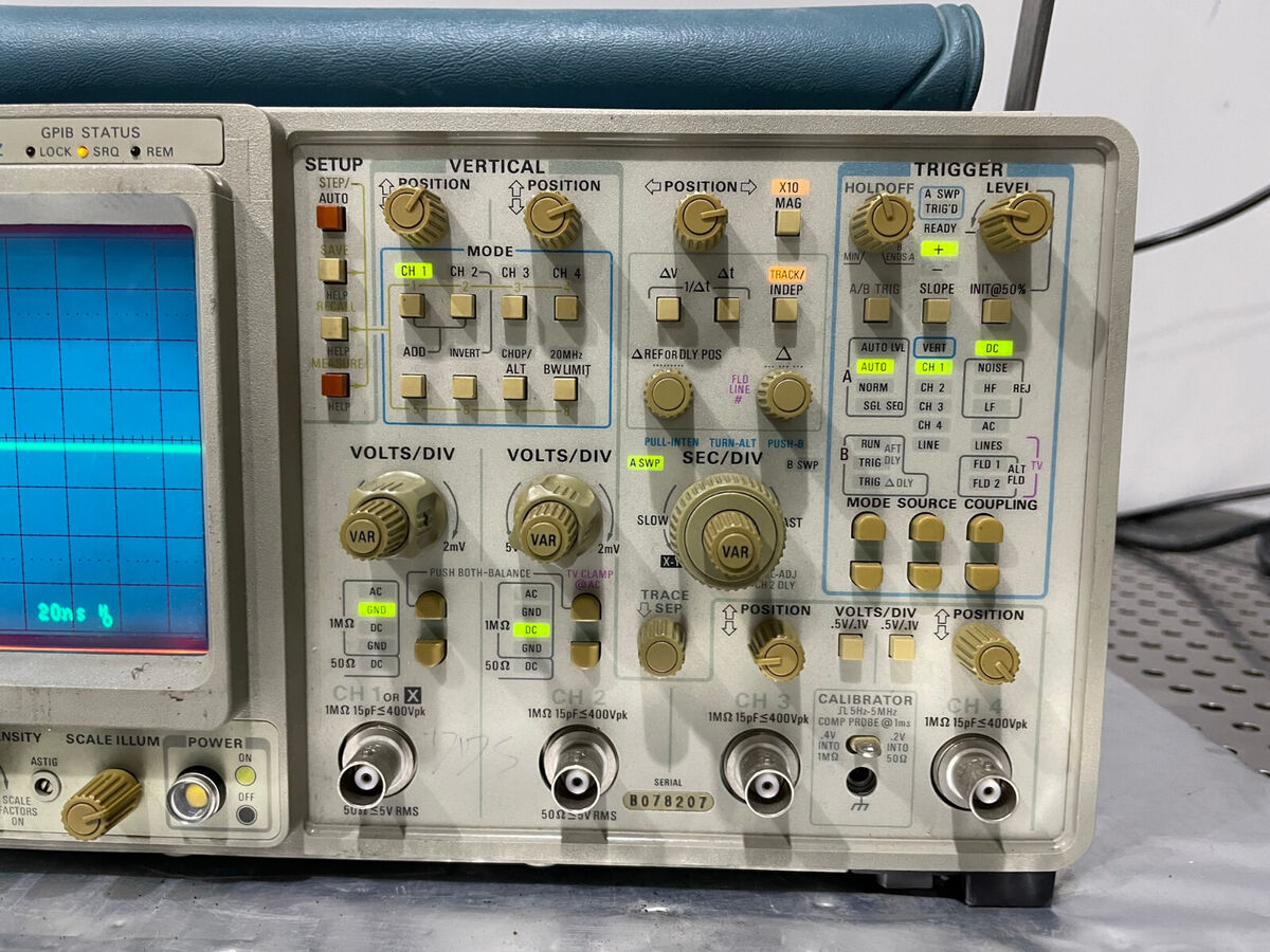 Tektronix 2465B 400Mhz 4 Channel Analog Oscilloscope | eBay Tektronix 2465B 400Mhz 4 Channel Analog Oscilloscope | eBay