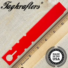 Wrap Around Plastic Nursery Garden Tree Labels Plant Tags RED  7"x1"