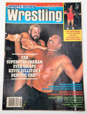 SPORTS REVIEW WRESTLING FEB 1985 KERRY VON ERICH KEVIN SULLIVAN ROAD WARRIORS