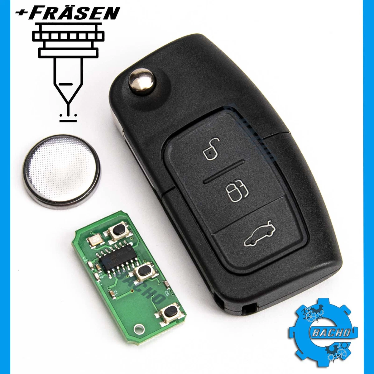 SCHLÜSSEL FERNBEDIENUNG 433Mhz 1753886 1337641 1782036 PASSEND FÜR 
