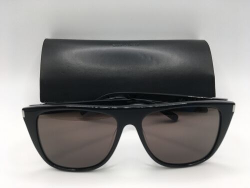 NEW VINTAGE YVES SAINT LAURENT OVERSIZED MONSIEUR GREY LENS YSL SUNGLASSES