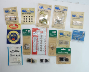 Vintage Lot Snap Fastener Dot Snapper, Snaps, Hooks & Eyes, Eyelet Kit Bra Slide
