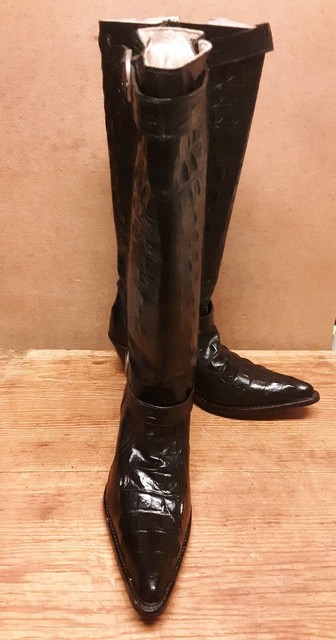 ladies alligator boots