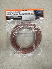 6FT Self Priming Transfer Fuel Water Oil Paint Copper Siphon Hose Jiggler Pump