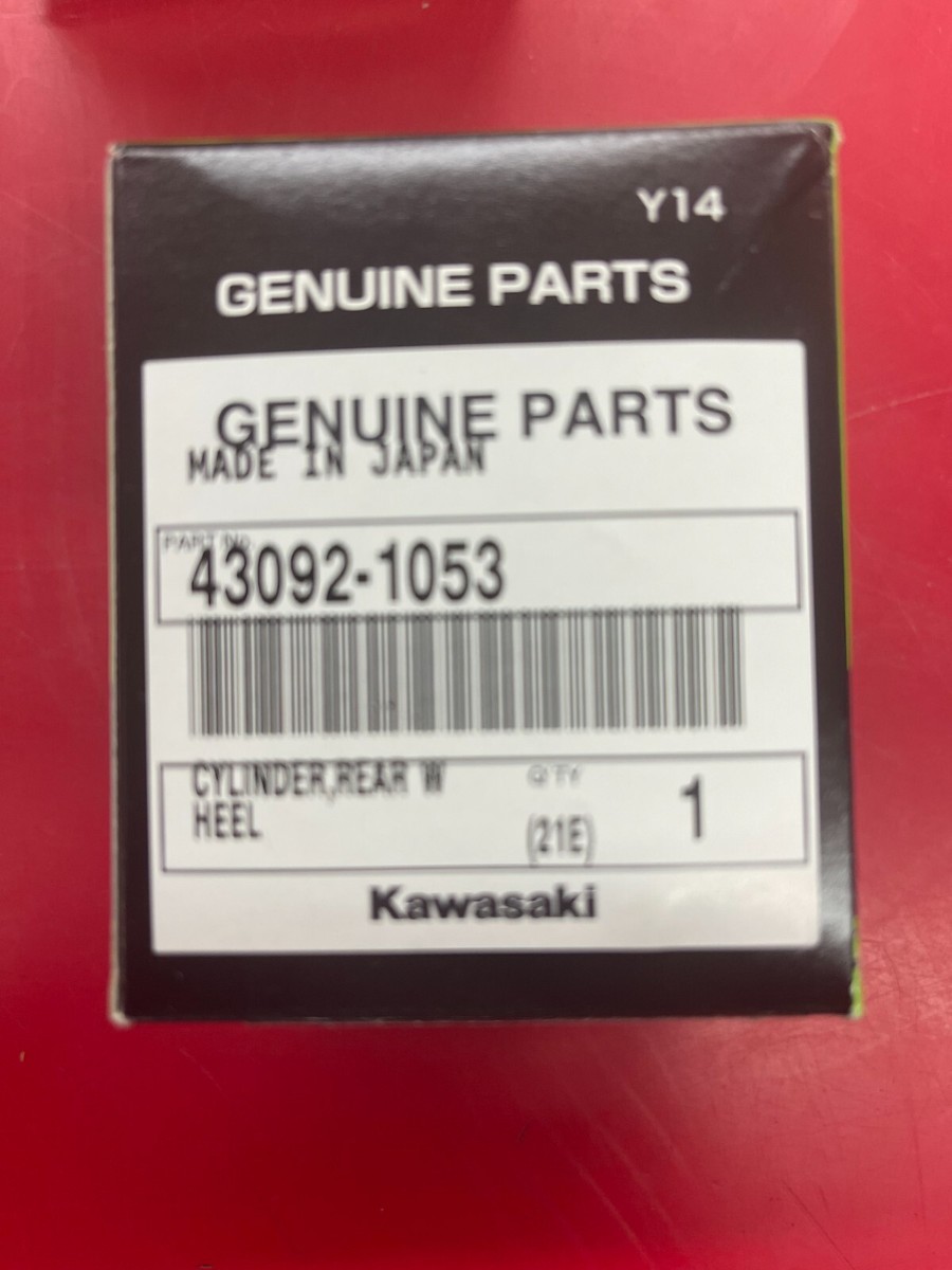 NOS KAWASAKI 43092-1053 CYLINDER,REAR WHEEL (ACTIVE #) | eBay