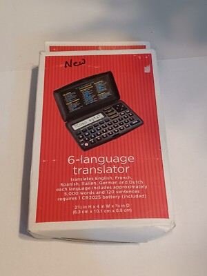 Target 6 language translator. NEW 