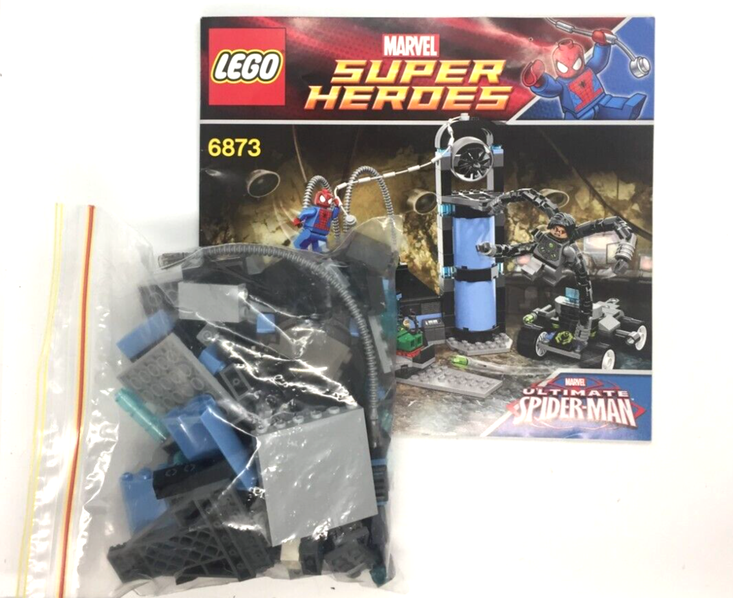 LEGO 6873 - Super Heroes : Spider-Man's Doc Ock Ambush INCOMPLETE