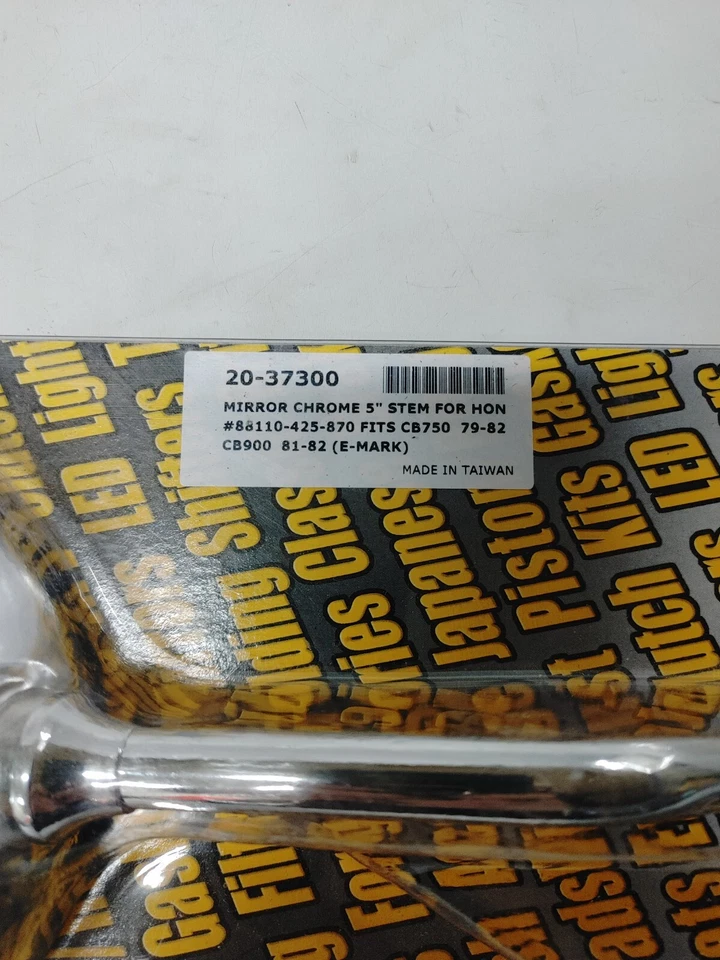 Espejo retrovisor redondo cromado transparente Emgo 20-37300 Honda CB750F CB900F 88110-425-870 Foto 4 de 4