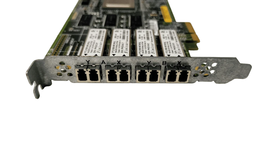 HP AH597CX 4 Port 4Gb Fiber Channel HBA Card 531312-002 - Image 2 of 3