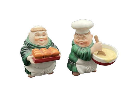 Dept 56 Merry Maker Monks Set of 7 Baking at Christmas - Picture 18 of 23