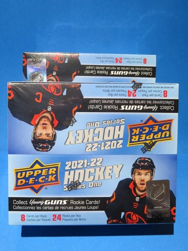 2021-22 Upper Deck Hockey Series 1 Factory-Sealed Box,  Caulfield, Zegras