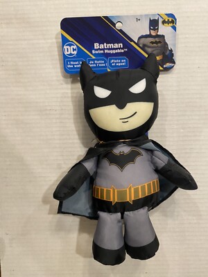 DC Comics Batman 10'' Inch Swim Huggable Water Friendly Floats Dries Fast B126