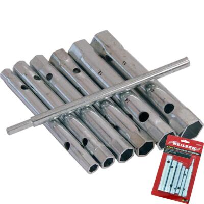 6-tlg Rohrschlüssel-Set lang Rohrschlüssel Klempner Mechaniker 6mm-17mm CT3358