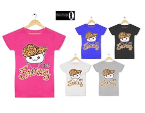 Chicas Damas Got Swag Sombrero Dope Top T Shirt Hype Larga Boss