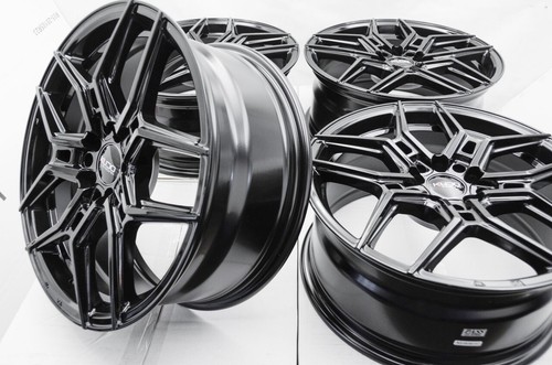 Kudo Racing Noxious 17x7.5 5x100 5x114.3 Full Black Wheels Rims Subaru Impreza - Picture 8 of 8