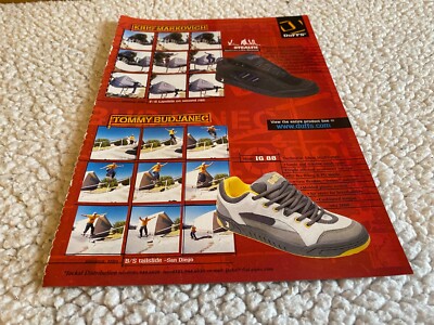 PSK5 SKATEBOARDING BILD/WERBUNG 11X8'' DUFFS. KRIS MARKOVICH & TOMMY BUDJANEC
