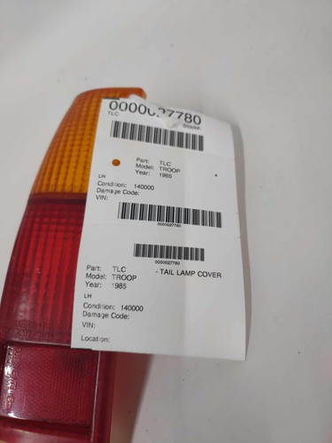 1985 Isuzu Trooper LH Tail Lamp Cover - Picture 5 of 5