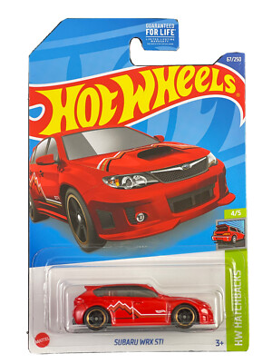 Hot Wheels 2022 HW Hatchbacks 4/5 Red Subaru WRX STI JDM | eBay
