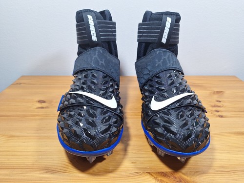 Nike Force Savage Elite 2 Royal Blue Black Football Cleats Sz 14 Men BV3962-008 - Picture 3 of 7