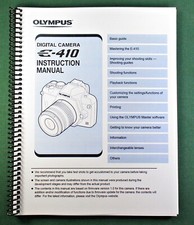 Olympus E-410 Instruction Manual: 132 Pages and Protective Covers 