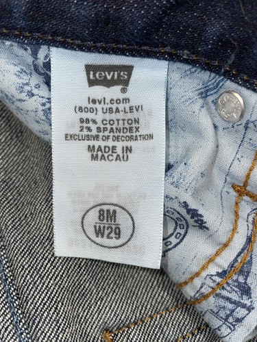 Levis Ultra Low Skinny 521 Jeans W33 IL 31 Blue - Picture 6 of 11