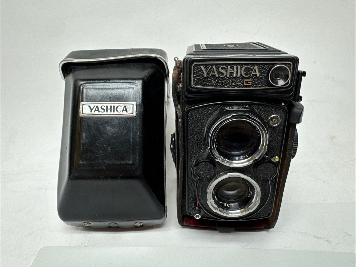 Yashica A 6x6 TLR Gray Film Camera Yashikor 80mm f3.5 From JAPAN