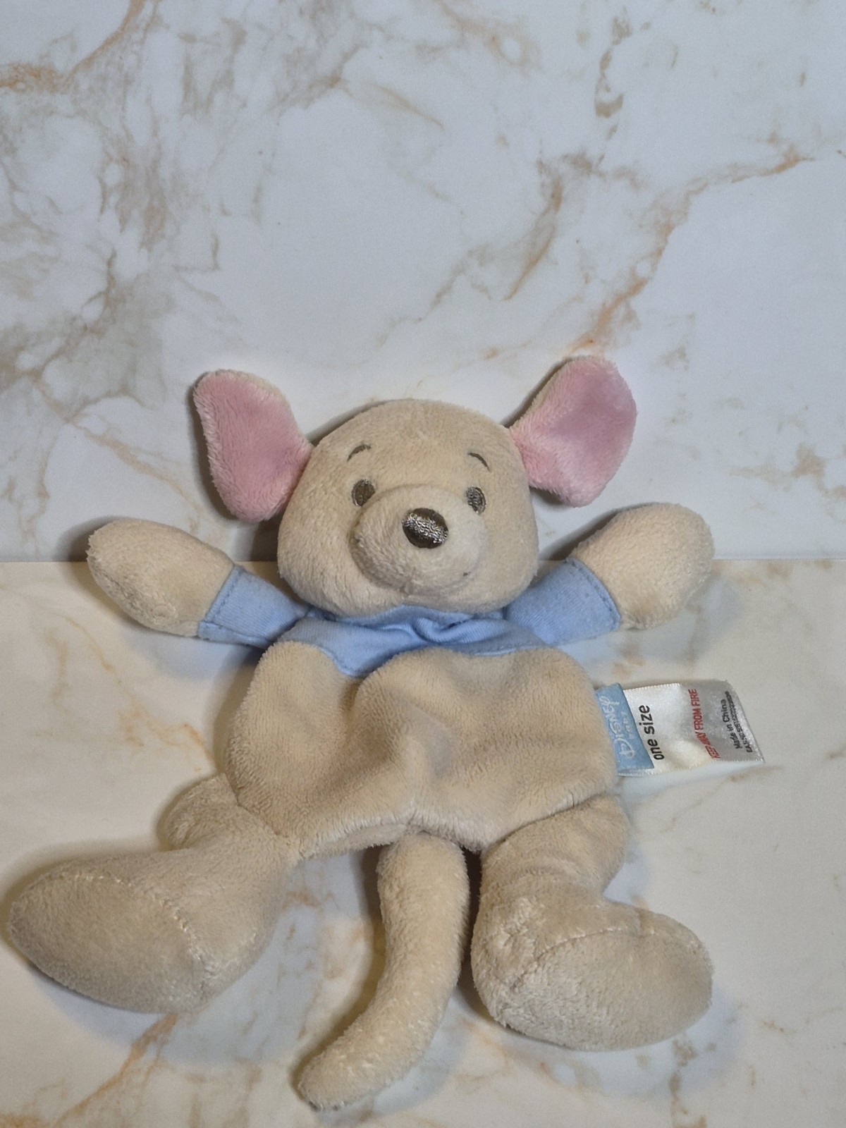 DISNEY BABY ROO FLAT BABY COMFORTER COMFORT BLANKEIE SOFT TOY