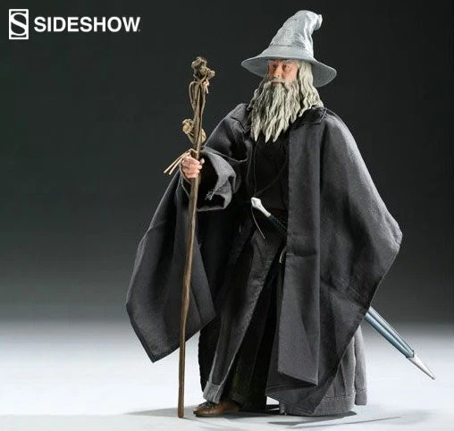 Herr der Ringe Gandalf the Grey 1:6 Figur Sideshow 30,5 cm OVP Neu - Bild 3 von 4