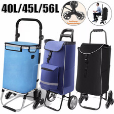 Carrello della Spesa per Scale Carrello della Spesa Pieghevole Carrello della Spesa Borsa 40L-56L